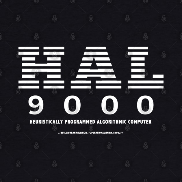 2001 A Space Odyssey Hal Computer Logo by Angel arts